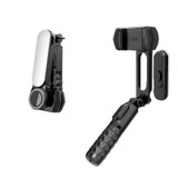 Removable Fill Light Phone Handheld Stabilizer with APP(Q09 Black)