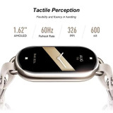 Original Xiaomi Mi Band 8 1.62 inch AMOLED Screen 5ATM Waterproof Smart Watch, Support Blood Oxygen / Heart Rate Monitor(Light Gold)