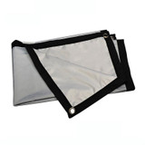 Folding Metal Anti-Light HD Projection Curtain, Size: 133 inch 16:9 300x160cm Punch Black Border