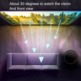 Folding Metal Anti-Light HD Projection Curtain, Size: 110 inches 4:3 215x160cm