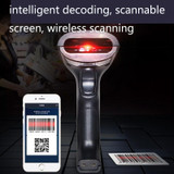 NETUM H3 Wireless Barcode Scanner Red Light Supermarket Cashier Scanner With Charger, Specification: One-dimensional