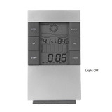 Household Digital LCD Display Hygrometer Thermometer Temperature Humidity Meter Clock Alarm