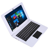 3350 10.1 inch Laptop, 3GB+32GB, Windows 10 OS, Intel Celeron N3350 Dual Core CPU 1.1Ghz-2.4Ghz, Support & Bluetooth & WiFi & HDMI, EU Plug(White)