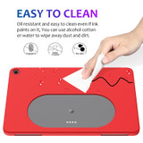 For Google Pixel Tablet Pure Color Liquid Silicone Shockproof Tablet Case(Red)