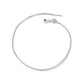 S925 Sterling Silver Basic Chain Bracelet Women Jewelry
