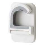 Mop Clip Bathroom Folding Hook Mop Hanger(White)