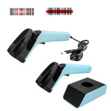 Handheld Barcode Scanner With Storage, Model: Wired Red Light 