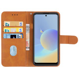 Leather Phone Case For BLU G71+(Brown)