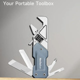 Nextool  6-in-1 Multi-functional Mini Wrench Portable Folding Knife File Screwdriver Bottle Opener NE20238