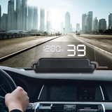 T900 Car GPS HUD Virtual HD Reflection Board Head-up Display, Speed & Driving Distance / Time Display, Over Speed & Voltage & Low Voltage Alarm, Fatigue Driving(White)