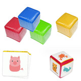 Children Soft Dice Throwing Toy Educational Aids(Four Dice)
