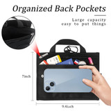 Travel Suitcase Portable Folding Storage Portable Cup Holder(Black)