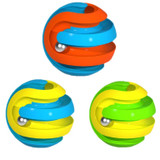 3 PCS Ball Track Fidget Cube Puzzle Decompression Toy(Yellow Green)