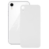 Easy Replacement Big Camera Hole Glass Back Battery Cover with Adhesive for iPhone XR(White)