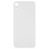 Easy Replacement Big Camera Hole Glass Back Battery Cover with Adhesive for iPhone XR(White)