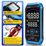 FNIRSI S1 Digital High Precision Fully Automatic Digital Multimeter(Blue)