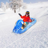 Children Inflatable Ski Laps Snowboard Adult Inflatable Snow Toy( Ski Boat)