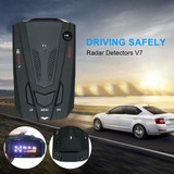 V7 Car Anti-Police Radar Detector 360 Protection Defense Laser Detection, Built-in Russian & English Voice Broadcast(Black)