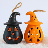 Halloween Decoration Pumpkin Lantern LED Luminous Ornaments Venue Layout Props(Orange)