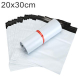 100 PCS / Roll Thick Express Bag Packaging Bag Waterproof Plastic Bag, Size: 20x30cm(White)