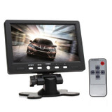 PZ-708 7.0 inch TFT LCD Car Rearview Monitor with Stand and Remote Control