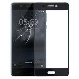 Front Screen Outer Glass Lens for Nokia 5 TA-1024 TA-1027 TA-1044 TA-1053(Black)