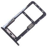 For Motorola Moto G7 Power SIM Card Tray + Micro SD Card Tray (Black)