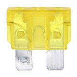 100 PCS Auto Mini Blade Fuse (20A) , DC 12V(Yellow)