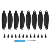 8 PCS/Set Sunnylife 4726F Low Noise Quick-release Wing Propellers for DJI Mini SE / Mini 2 / Mini 2 SE(Silver)