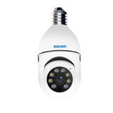 ESCAM PT208 1080P HD Light Bulb WiFi Camera, Support Motion Detection, Two-way Audio, Night Vision, TF Card