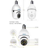 ESCAM PT208 1080P HD Light Bulb WiFi Camera, Support Motion Detection, Two-way Audio, Night Vision, TF Card