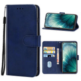 Leather Phone Case For HTC U20 5G(Blue)