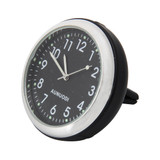 Car Outlet Clock Car Luminous Material Car Clock Car Electronic Watch Car Air Conditioning Outlet Perfume Ornaments(Black)