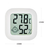 Temperature And Humidity Measuring Baby Room Temperature Meter(White)