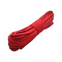 100m 7 Core Durable Army Paratroopers Rope Rescue Survival Tent Rope(Red)