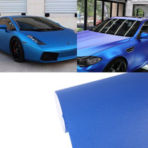 7.5m * 0.5m Grind Arenaceous Auto Car Sticker Pearl Frosted Flashing Body Changing Color Film for Car Modification and Decoration(Blue)