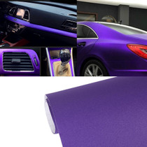 7.5m * 0.5m Grind Arenaceous Auto Car Sticker Pearl Frosted Flashing Body Changing Color Film for Car Modification and Decoration(Purple)