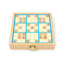 3 In1 Children Multifunctional Sudoku Board Game Puzzle Board Game(Blue)