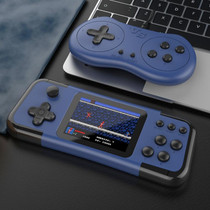 A12 3.0-Inch HD Colorful Screen Retro Handheld Game Console With 666 Built-In Games, Model: Double Black Blue