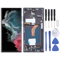 For Samsung Galaxy S22 Ultra 5G SM-S908B OLED LCD Screen Digitizer Full Assembly with Frame