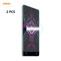 For Xiaomi Redmi K40 Gaming 2 PCS ENKAY Hat-Prince Full Glue Full Coverage Screen Protector Explosion-proof Hydrogel Film