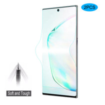 2 PCS ENKAY Hat-Prince 0.1mm 3D Full Screen Protector Explosion-proof Hydrogel Film for Galaxy Note10