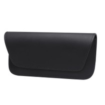 3064 Napa Texture Leather Car Glasses Storage Bag(Black)