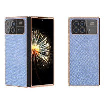 For Xiaomi Mix Fold 3 Nano Plating Diamond Texture Phone Case(Blue)