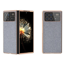 For Xiaomi Mix Fold 3 Nano Plating Diamond Texture Phone Case(Black)