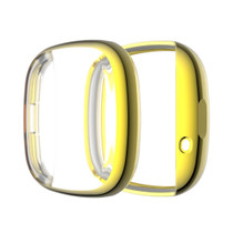 For Fitbit Versa 3 / Versa Sense Plating Full Package TPU Protective Case(Golden)