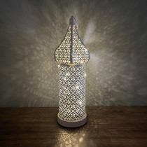 Moroccan Hollow LED Wrought Iron Decorative Lamp, Spec: Medium