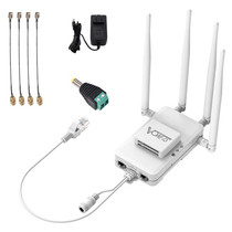 VONETS VAR600-H 600Mbps Wireless Bridge WiFi Repeater, With Power Adapter + 4 Antennas + DC Adapter Set