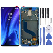 Original AMOLED LCD Screen for Xiaomi 9T Pro / Redmi K20 Pro / Redmi K20 Digitizer Full Assembly with Frame(Blue)