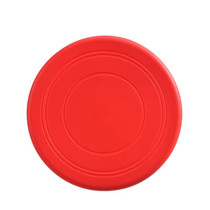 Pet Toy Flying Disc Pet Interactive Training Floating Water Bite-Resistant Soft Flying Disc(Red)